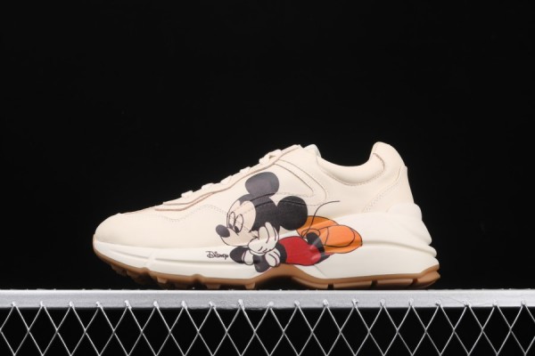 Disney x Gucci Rhyton Sneaker Ivory with Mickey Mouse 601370-DRW00-9522