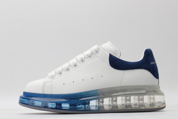 Alexander McQueen Oversized Sneaker White Translucent Blue