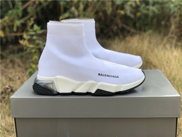Balenciaga Speed Clear Sole Sneaker White 517319-W07U0-1005