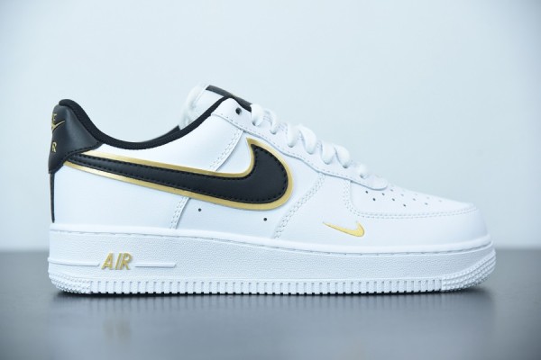 Nike Air Force 1 Low '07 LV8 Double Swoosh White Metallic Gold DA8481-100