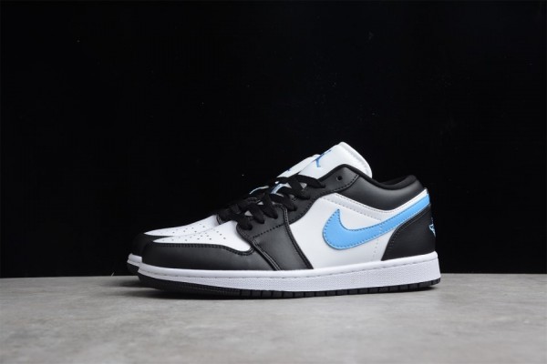 Jordan 1 Low Black University Blue White DC0774-041