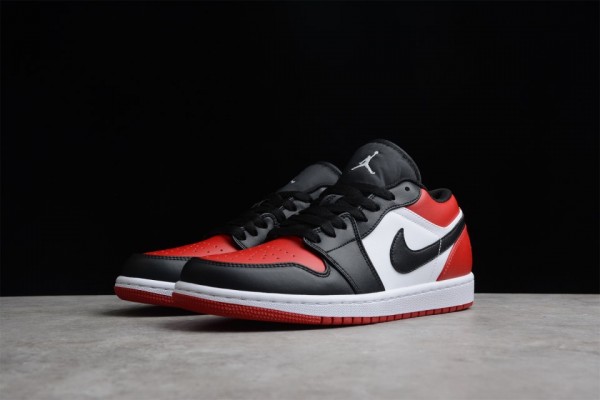 Jordan 1 Low Bred Toe 553558-612