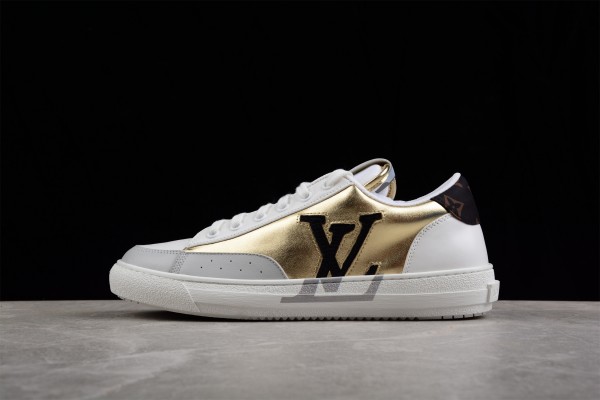 LV Charlie Sneaker White Gold 1AADOL