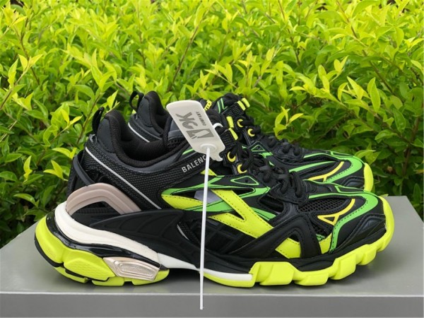 Balenciaga Track.2 Sneaker Black/Fluorescent Yellow 570391-W2GN3-1022