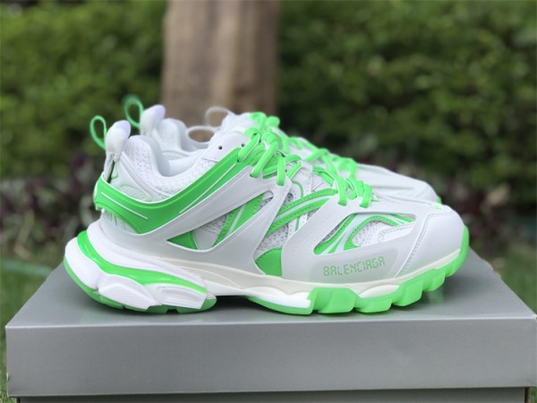 Balenciga Track White Green 542023W3RL19035