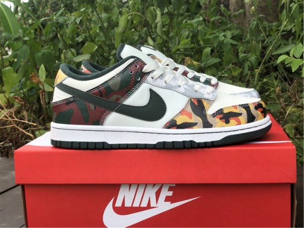 Nike Dunk Low SE Sail Multi-Camo DH0957-100
