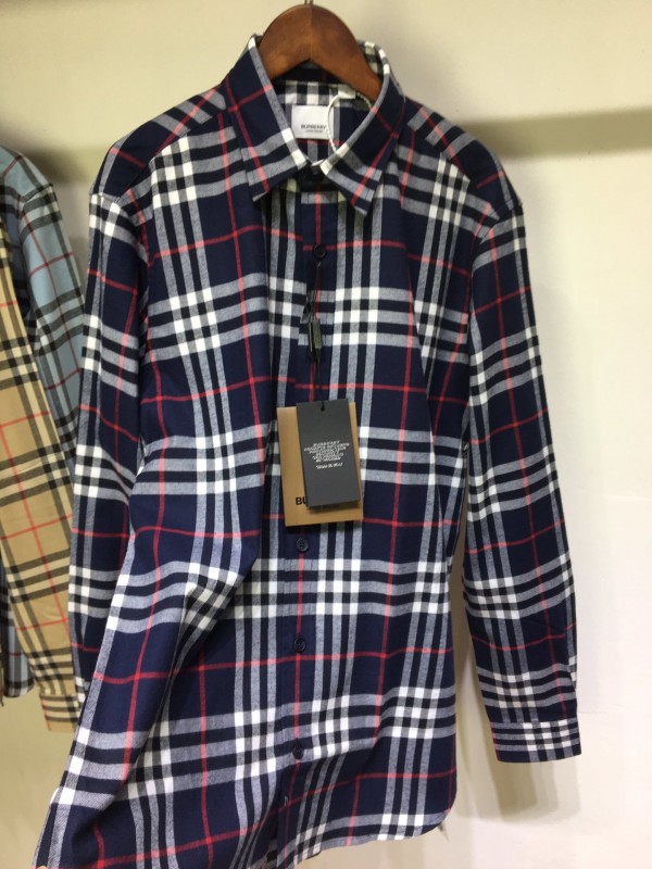 Burberry Shirt Navy Blue