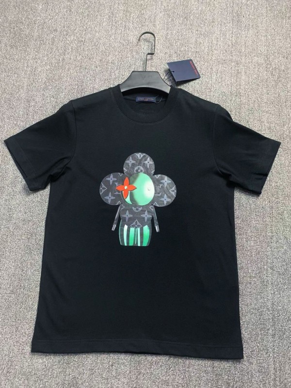 Louis Vuitton Short Sleeve T-shirt Black/White