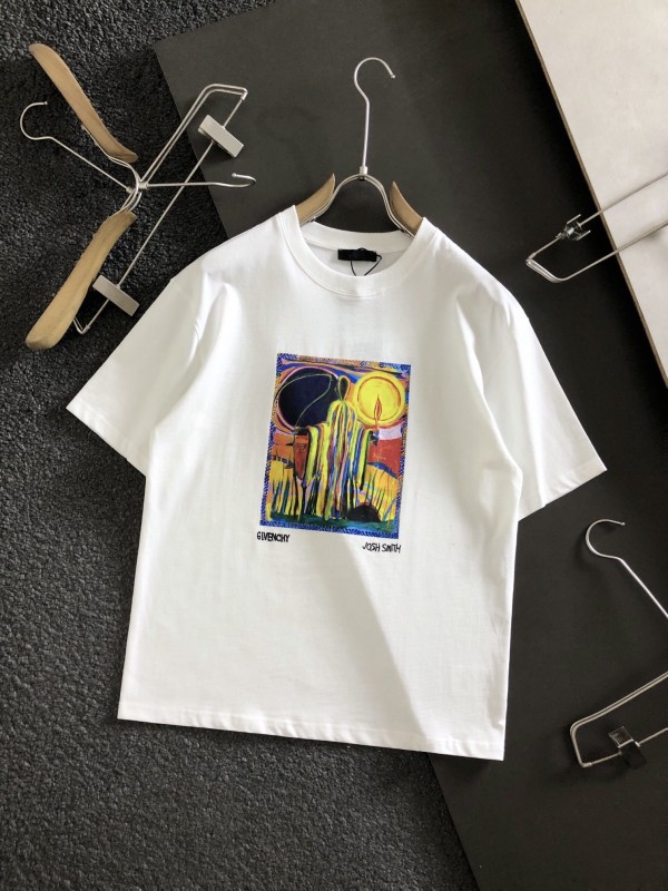 Givenchy cartoon printing round neck T-shirt