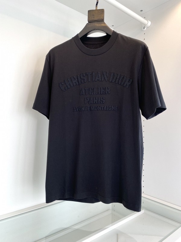 Dior Short Sleeve T-shirt Black/White 