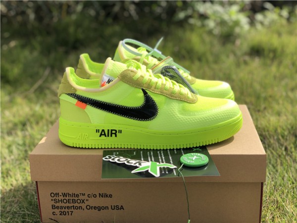 Nike Air Force 1 Low Off-White Volt AO4606-700