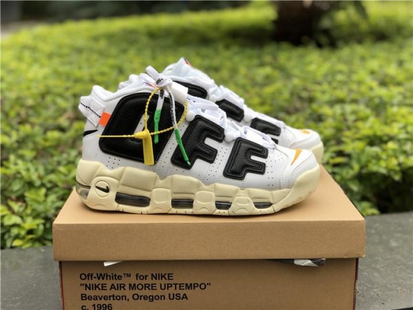 OFF-WHITE x Nike Air More Uptempo White Black