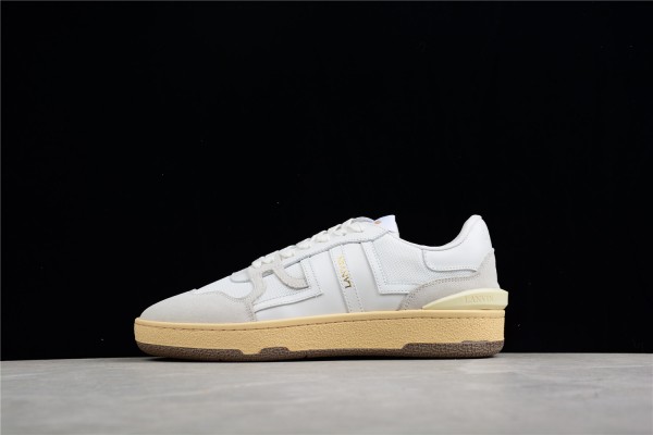 Lanvin Clay Leather Low Top Sneakers