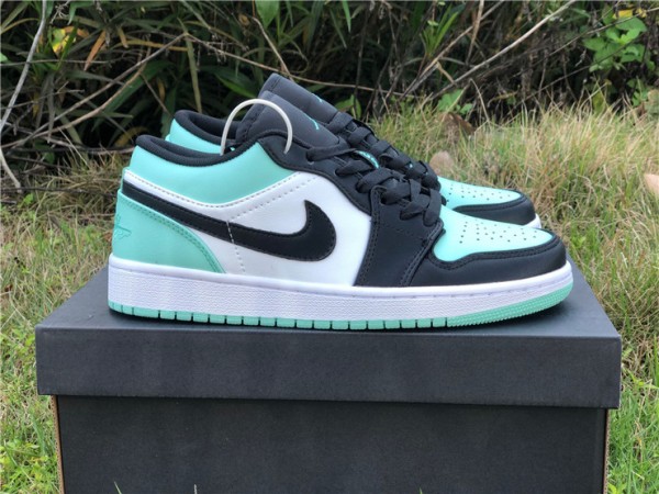 Jordan 1 Low Emerald Toe 553558-117