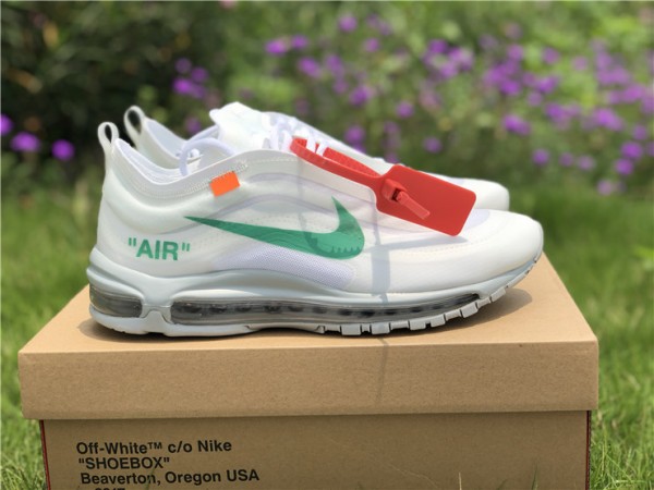 Nike Air Max 97 Off-White Green Swoosh AJ4585-101