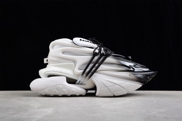 Balmain Unicorn Low-Top White Black Gradiant YM0VJ309KNED