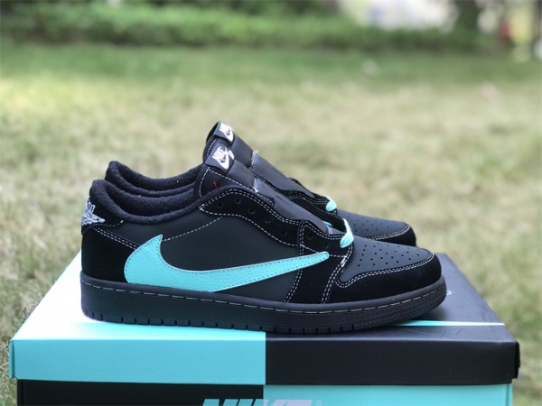 Travis Scott x Air Jordan 1 Low x Tiffany & CO (Custom) DM7866-311