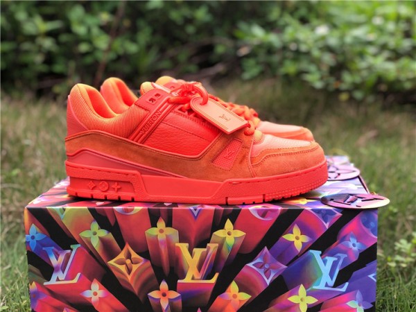 Louis Vuitton Trainers Orange MCA 