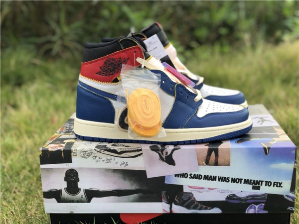 Nike Air Jordan 1 Retro High Union Los Angeles Blue Toe BV1300-146 