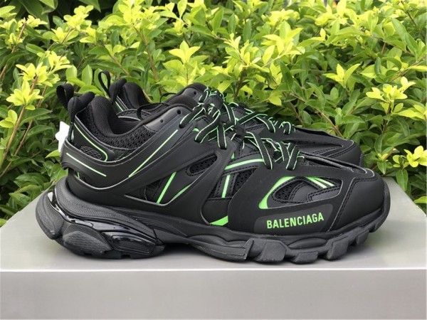 Balenciaga Track Sneakers Black Green 542023-W3AC2-1035