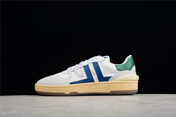 Lanvin White Clay Low-Top Sneakers