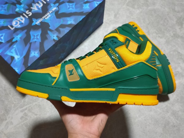 Louis Vuitton Trainer Green Yellow 1A8WFY