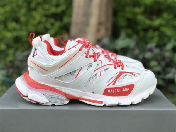 Balenciaga Track White Red 542923 W7GC4 9066