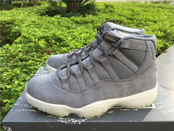 Jordan 11 Retro Pinnacle Grey Suede 914433-003
