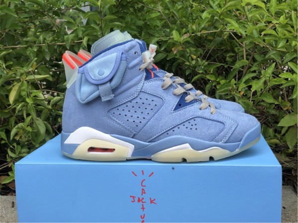 Jordan 6 Retro Travis Scott Cactus Jack Blue DH0690-400