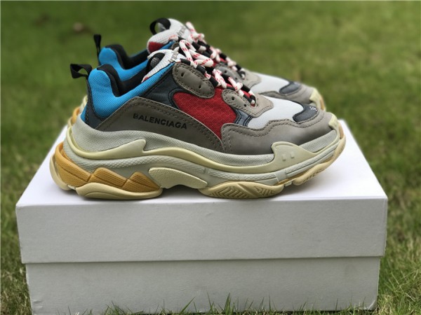 Balenciaga Triple S Grey Red Blue 512175W09O24365