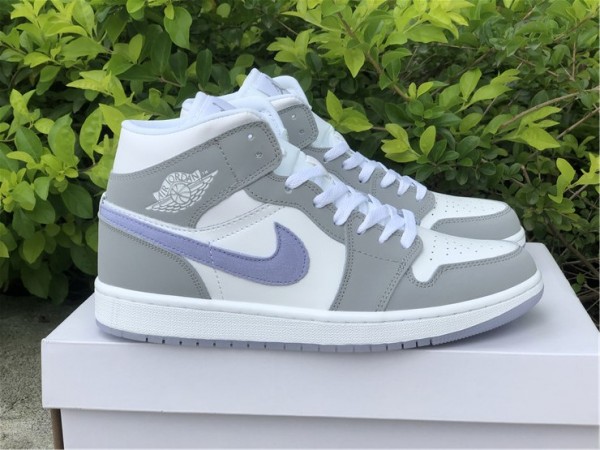 Jordan 1 Mid Wolf Grey Aluminum BQ6472-105