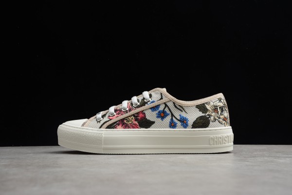 Walk'N'Dior Oblique Embroidered Flowers KCK211OBES33G