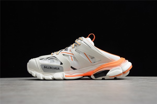 Balenciaga Track Mule White/Orange 653813-W3CP5-9059