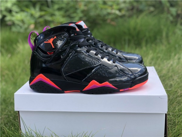 Air Jordan 7 Retro Black Patent (W) 313358-006