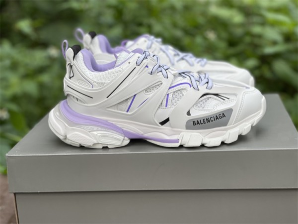Balenciaga Track Sneaker Clear White Purple 542436-W3GC3-0225