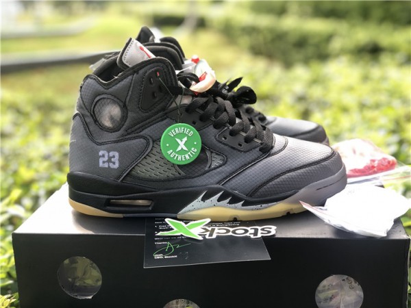 Jordan 5 Retro Off-White Black CT8480-001