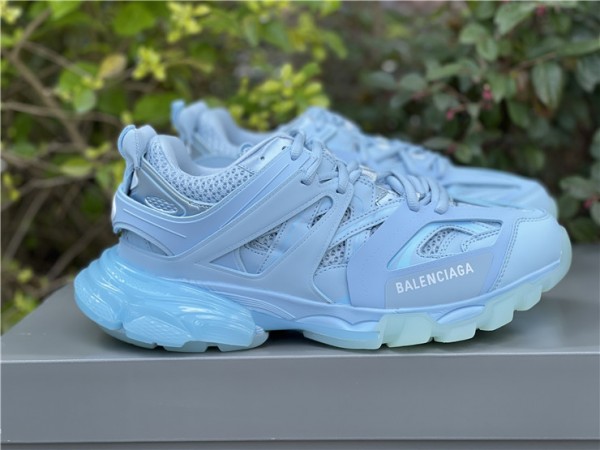 Balenciaga Track Clear Sole Light Blue 647741W3BM24200