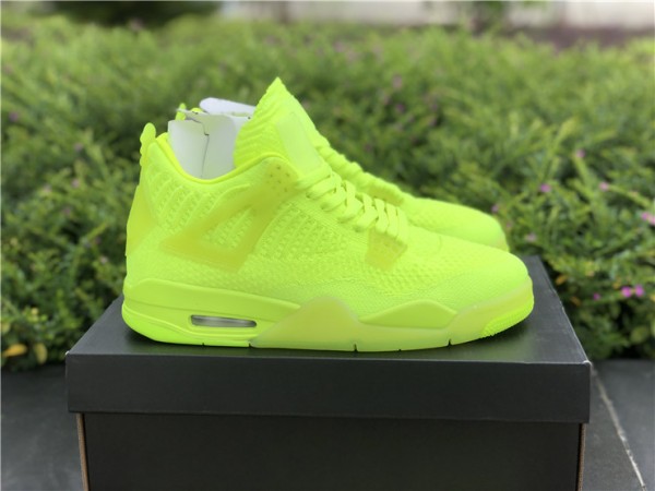 Jordan 4 Retro Flyknit Volt AQ3559-700