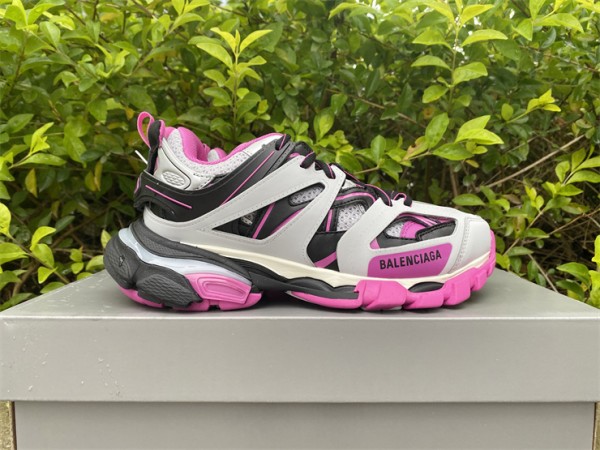 Balenciaga Track LED Trainer White/Black/Pink 542436-W3NB2-5032