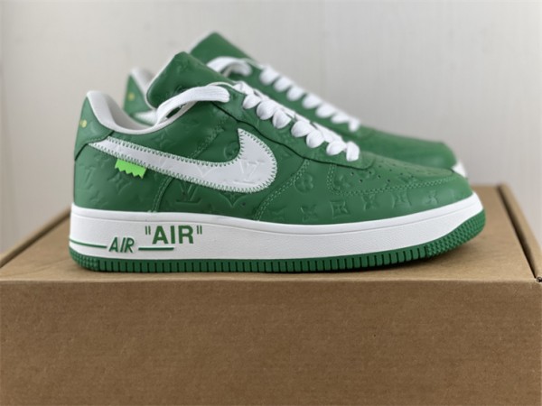 Louis Vuitton x Nike Air Force 1 Green