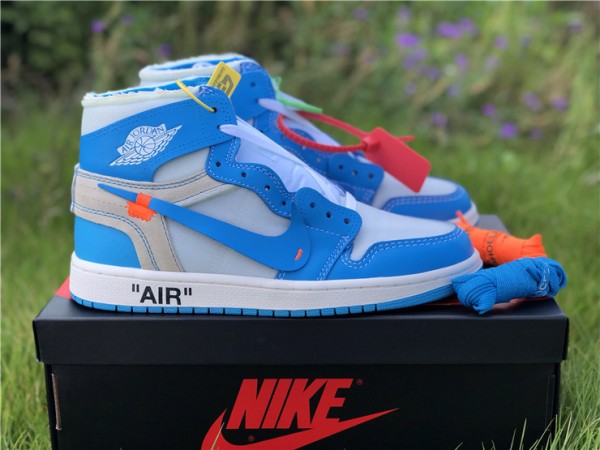 Jordan 1 Retro High Off-White University Blue AQ0818-148