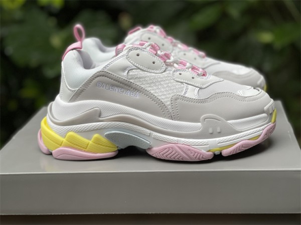 Balenciaga Triple S White Yellow 524039W2FW47541