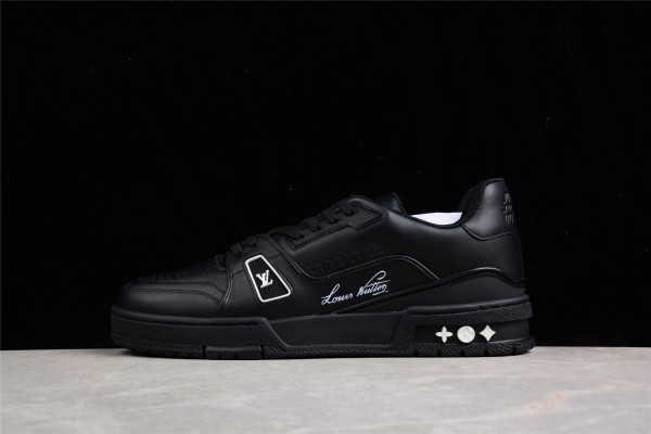 Louis Vuitton LV Trainer Black Wool 1A9AFM