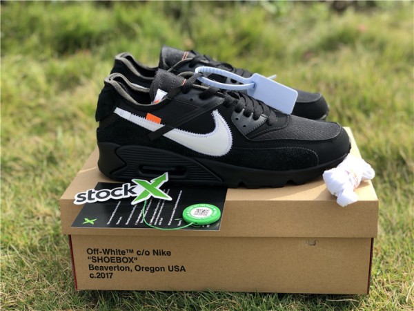 Nike Air Max 90 OFF-WHITE Black  AA7293-001