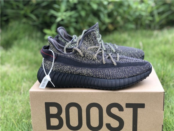 Adidas Yeezy Boost 350 V2 Static Black (Reflective) FU9007