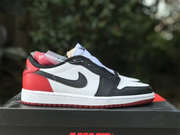Jordan 1 Low Black Toe 553558-116