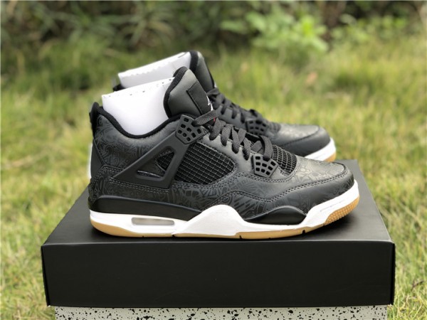 Jordan 4 Retro Laser Black Gum CI1184-001