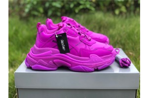 Balenciaga Triple S Letter Plum Red 536737-W2FA1-9016