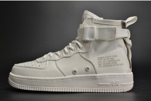Nike SF Air Force 1 Mid Triple Ivory AA6655-100