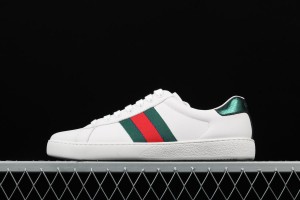 Gucci Ace Low-Top Sneaker White with Green and Red 386750-A3830-9071